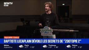 SIGNÉ BFM - L'acteur français, Baptiste Lecaplain, nous emmène dans les coulisses du doublage du film "Zootopie 2"