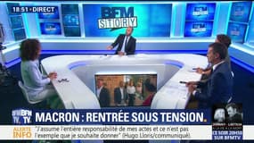 Emmanuel Macron: une rentrée sous tension