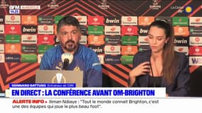 OM-Brighton: Gennaro Gattuso élogieux sur Roberto De Zerbi