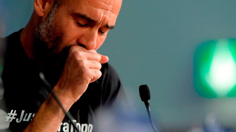 Pep Guardiola et son tee-shirt "justicia para topo"