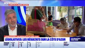 Résultats législatives: pour le maire LR Bertrand Gasiglia, il sera "compliqué pour la Nupes de s'opposer à Macron" 