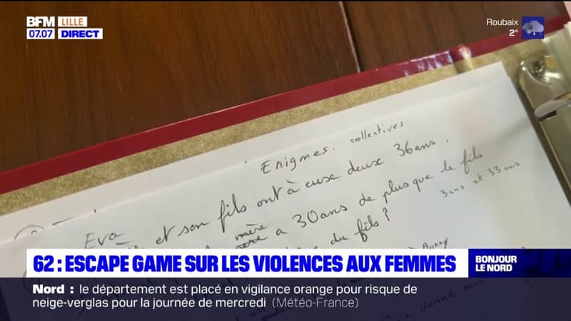 Pas-de-Calais: escape game pour sensibiliser sur les violences faites aux femmes