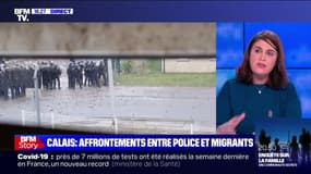 Calais: des affrontements entre policiers et migrants survenus lors d'une opération d’évacuation ce jeudi