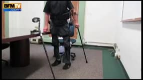Un exosquelette qui permet aux handicapés-moteurs de marcher 