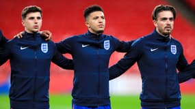 Jadon Sancho et Jack Grealish avec l'Angleterre