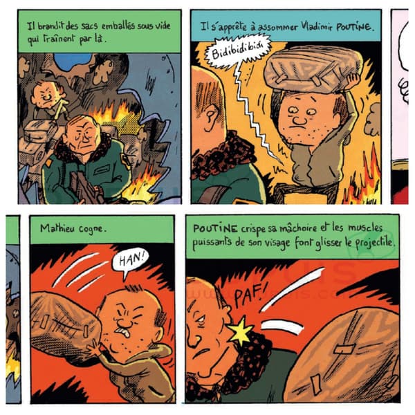 Vladimir Poutine dans la BD du "Ministère Secret" Vladimir Poutine dans la BD du "Ministère Secret"
