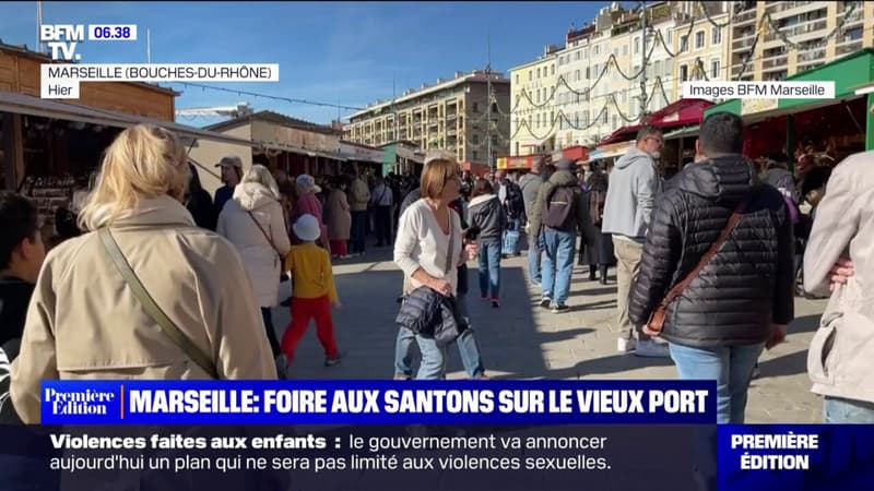 Marseille: la traditionnelle foire aux santons de retour sur le Vieux-Port