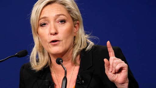 Marine Le Pen, présidente du FN