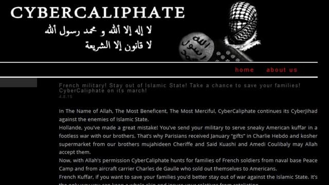 La revendication de l'attaque par le Cybercaliphate au nom de l'Etat islamique n'avait pas été jugée sérieuse
