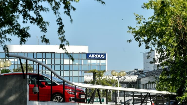 Les bâtiments du siège d'Airbus, à Blagnac, le 30 juin 2020
