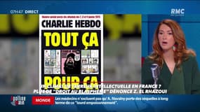 Zineb El Rhazoui dénonce les "#JeNeSuisPasCharlie" sur RMC: "Ils condamnent les attentats, mais en somme veulent la même chose que les frères Kouachi"