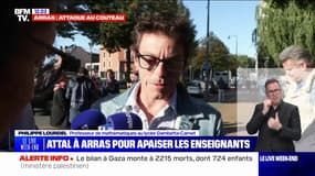 "Une incompréhension et une révolte": Philippe Lourdel, professeur de mathématiques au lycée Gambetta d'Arras et ami de Dominique Bernard, témoigne sur BFMTV