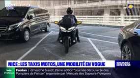Nice: les taxis motos, une solution de mobilité en vogue
