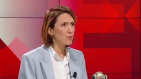 Valérie Hayer, tête de liste de la majorité aux élections européennes, le 21 mai 2024 sur BFMTV-RMC