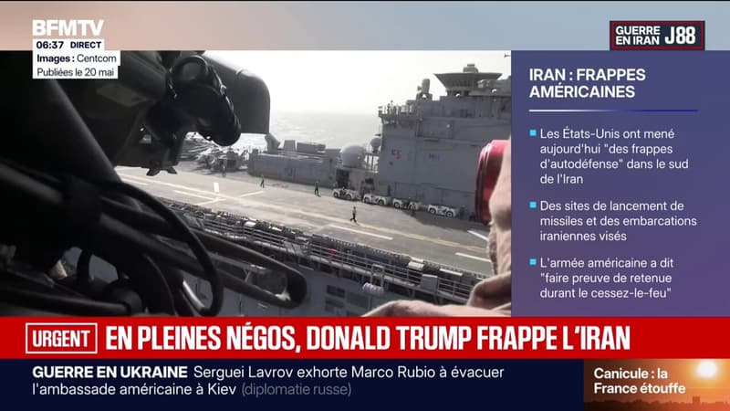 Guerre au Moyen-Orient: les États-Unis disent avoir mené "des frappes d'autodéfense" en Iran
