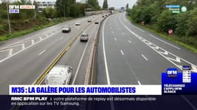 M35: la galère pour les automobilistes