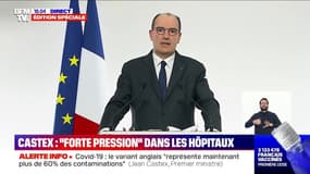 Dans les 20 départements sous surveillance renforcée, "le virus a continué de progresser, à l’exception des Bouches-du-Rhône et de la Moselle", selon Jean Castex