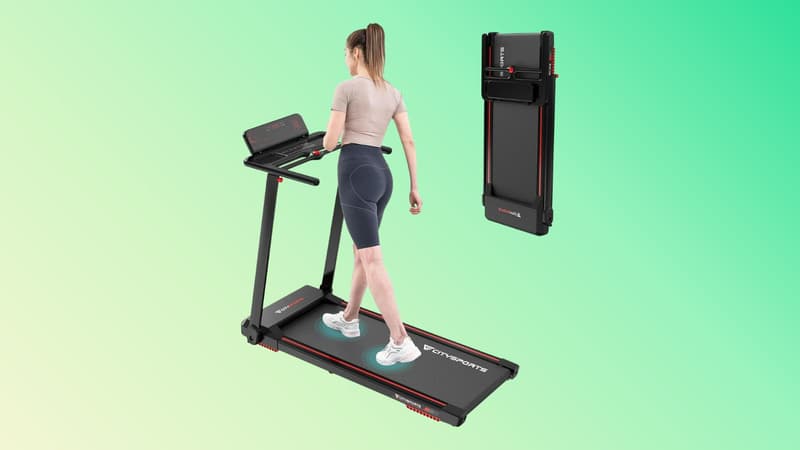 Découvrez ce tapis de course pliable profite d'un prix très intéressant 