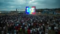 Prévue pour 80.000 personnes, la fan zone de Marseille n'en a attiré que quelques milliers vendredi soir.