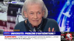 Blocage pour Gaza à Sciences Po: "Il y a un antisémitisme terrible chez ces jeunes-là", affirme Élisabeth Badinter