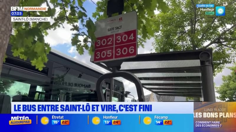 Manche: le bus entre Saint-Lô et Vire définitivement supprimé 