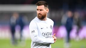 Lionel Messi avec le PSG, à Paris le 2 avril 2023