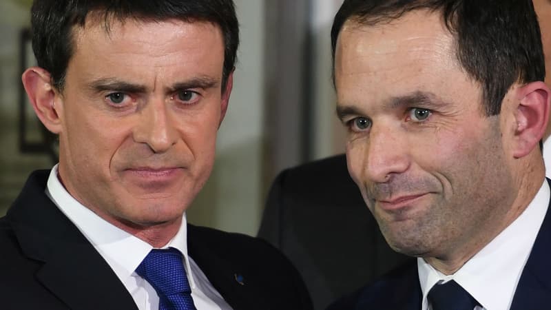 Manuel Valls et Benoît Hamon