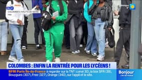 Colombes: enfin la rentré pour les lycéens de l'établissement Guy de Maupassant