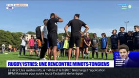 Istres: des enfants rencontrent l'équipe des Tonga de rugby