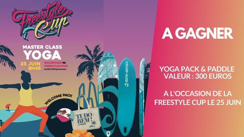 A gagner : votre paddle d'une valeur de 300 euros