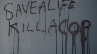 Graffiti d'un manifestant new yorkais.