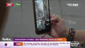 Explosion à Paris : des témoins sous le choc 