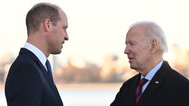 Le prince William et Joe Biden à Boston le 2 décembre 2022