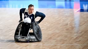 Le joueur de rugby fauteuil Sébastien Verdin aux Jeux paralympiques de Paris 2024