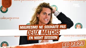 Roland-Garros : Mauresmo ne souhaite pas deux matchs en night session