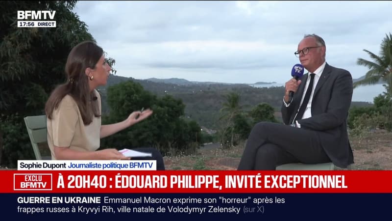 "Avant l'heure, c'est pas l'heure, après l'heure, c'est plus l'heure": dans un entretien exclusif à BFMTV, Édouard Philippe répond à Gabriel Attal sur un rassemblement en février pour l'élection présidentielle