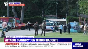 "Je vois qu'il fonce tout droit sur un papy": un témoin raconte l'attaque au couteau à Annecy