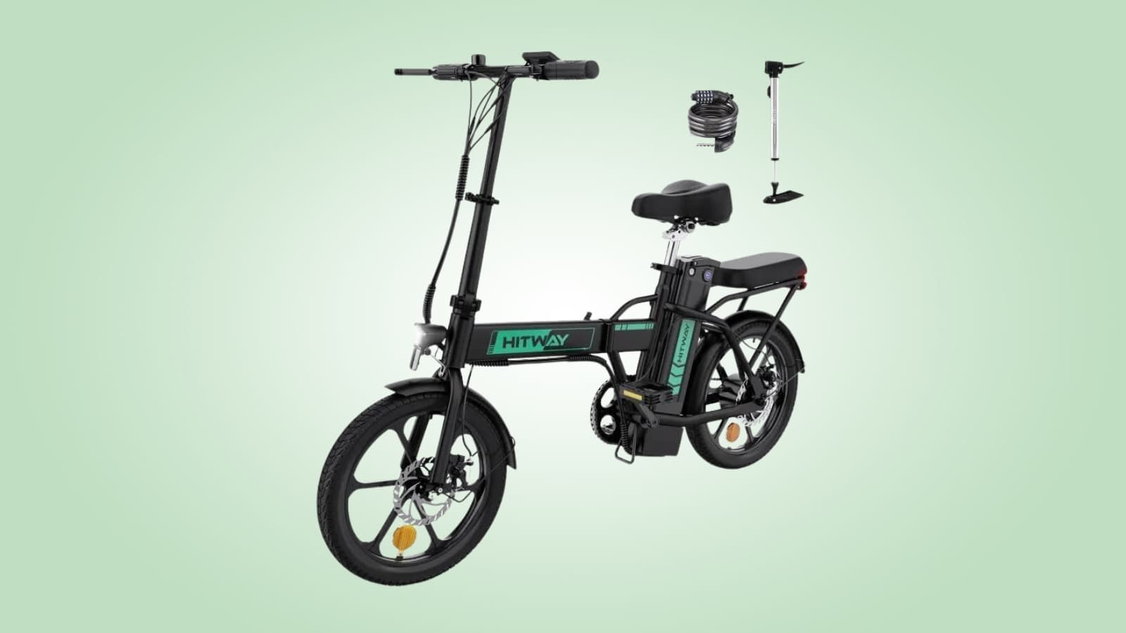 Velo 440 Router Le prix de ce vélo électrique pliable Hitway chute avec cette remise de ...