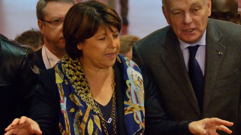 Martine Aubry et Jean-Marc Ayrault à Lille en 2013