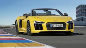 Déjà repérée il y quelques semaines, la R8 Spyder sera présentée officiellement à New York cette année. 