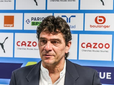Jean-Jacques Eydelie, ici avant le match Marseille-Brest  (1-2, L1) le 27 mai 2023, est de retour à l'OM, selon La Provence