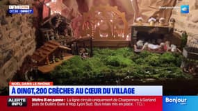 Noël dans le Rhône: à Oingt, 200 crèches au cœur du village