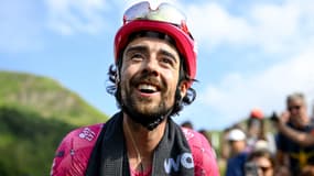 Le coureur irlandais Ben Healy (EF Education - EasyPost) sur la 10e étape du Tour de France, le 14 juillet 2025