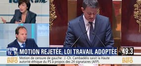 Motion de censure: "Si elle était votée, il y aurait eu dissolution de l'Assemblée nationale et ses conséquences", Jean-Marc Germain