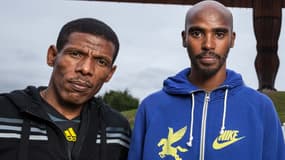 Haile Gebreselassie et Mo Farah