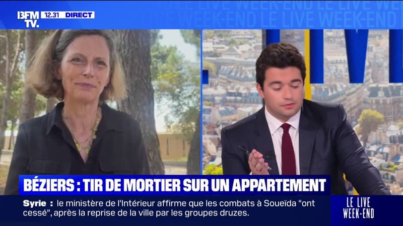 "On a demandé des renforts": Emmanuelle Ménard réagit à l'incendie d'un appartement après un tir de mortier à Béziers