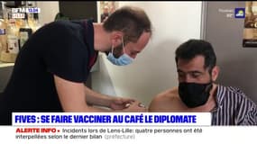 Lille: au bar-tabac Le Diplomate, un café et une dose de vaccin 
