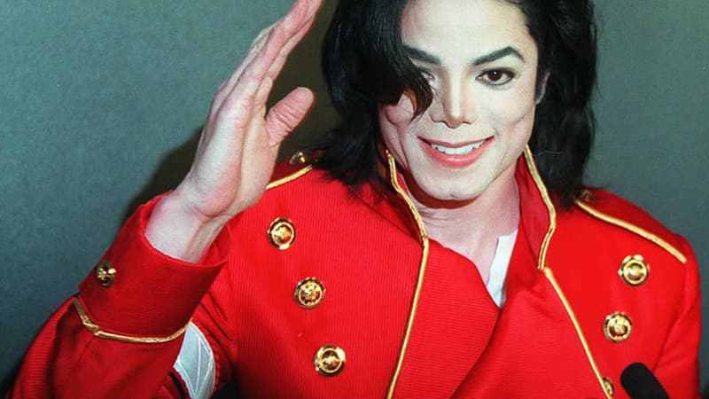 Michael Jackson en 1996. 