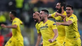 L'explosion de joie des joueurs de Villarreal