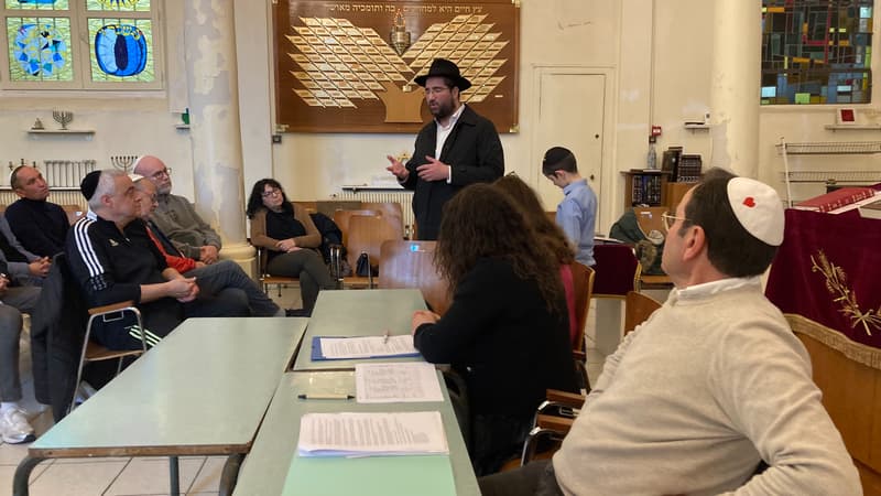Le rabbin d'Orléans Arié Engelberg ce dimanche 23 mars 2025.
